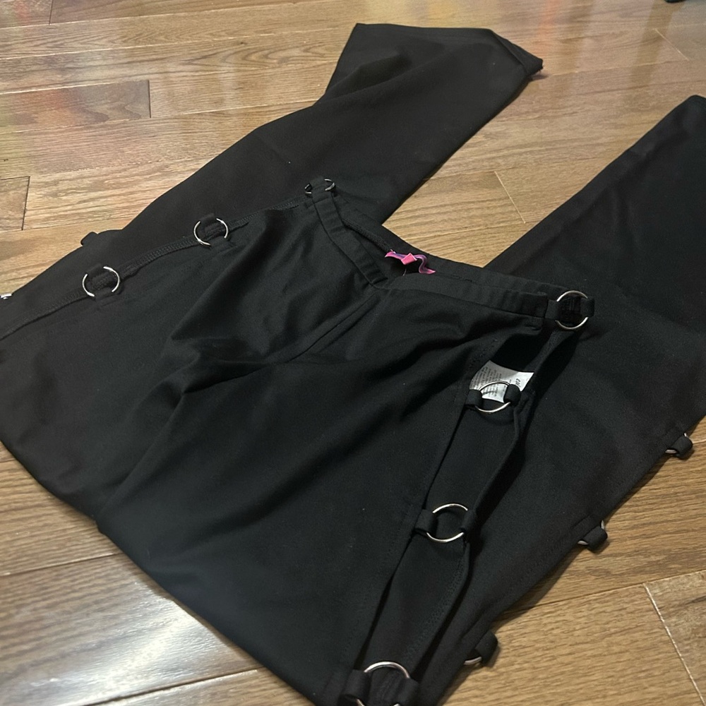 EDIKTED Pants with Ring Accents